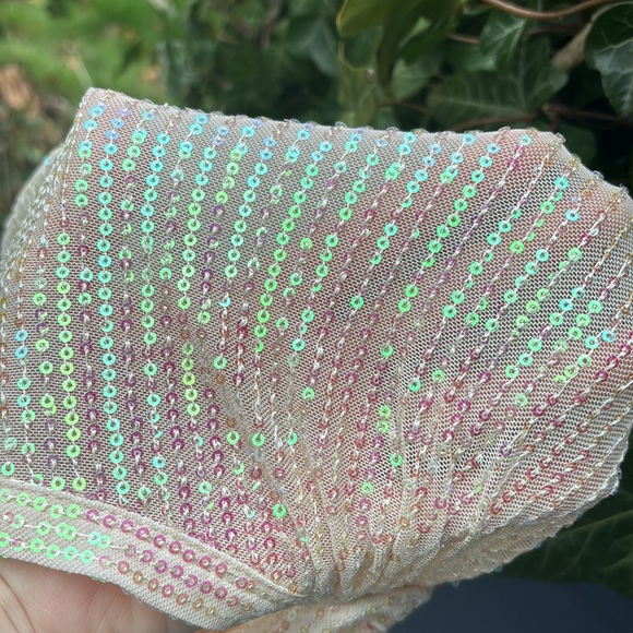 NWT Free People Sequin Shirt Christmas Holiday Sparkle Boho Festival Size Small - Picture 12 of 15